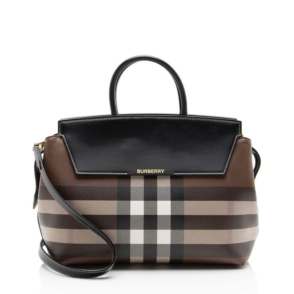 Burberry Exaggerated Check Catherine Medium Satchel